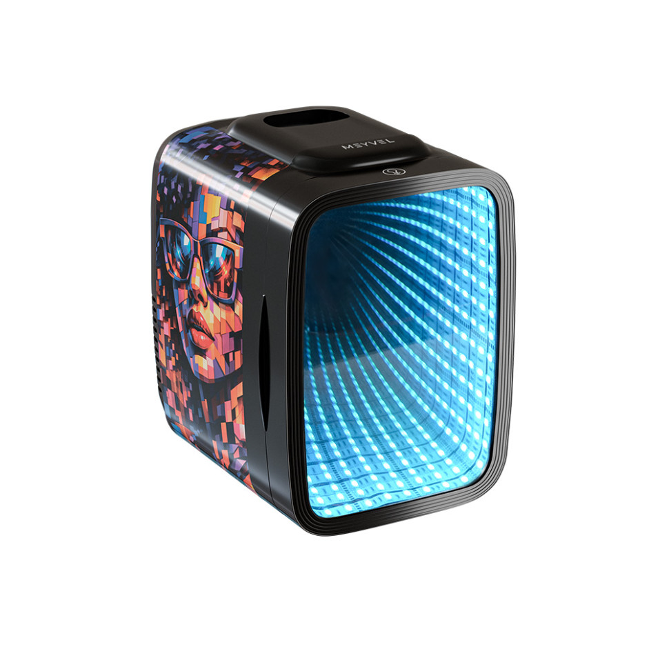 Meyvel MD-04C3B-RGB с принтом женщина в очках-мозаика