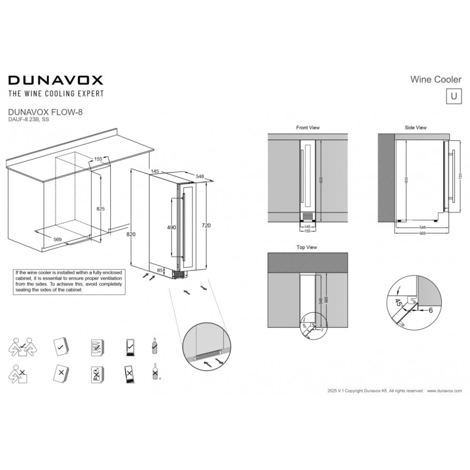 Dunavox DAUF-8.23SS
