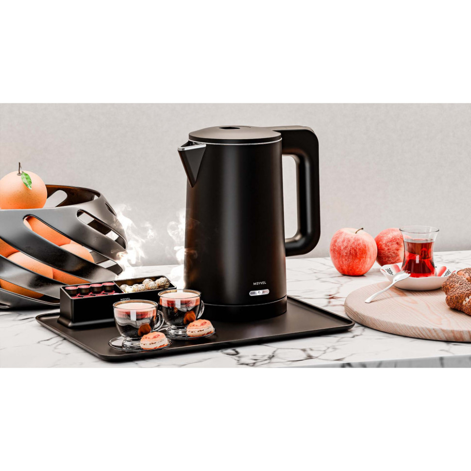 Поднос с менажницей для чая Meyvel A-002 (Black)