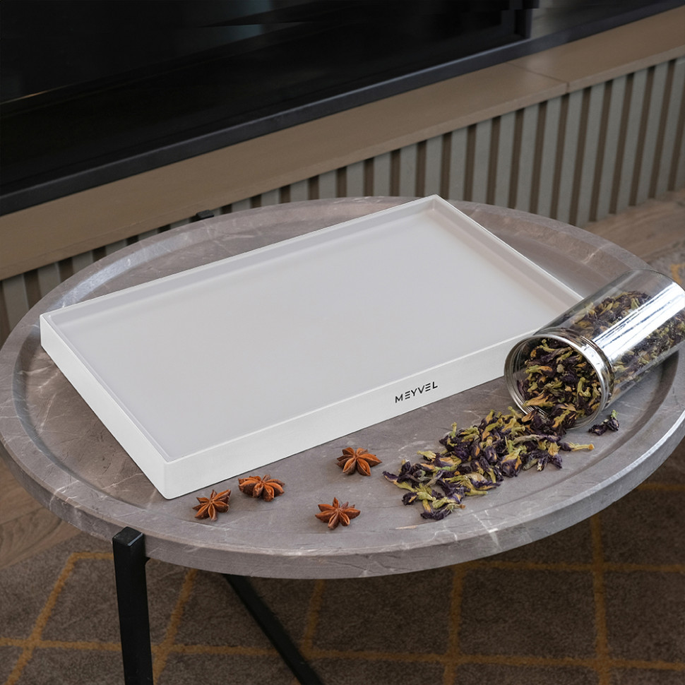 Чайно-кофейный поднос Meyvel A-004 (White)