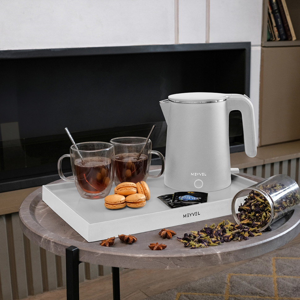 Чайно-кофейный поднос Meyvel A-004 (White)