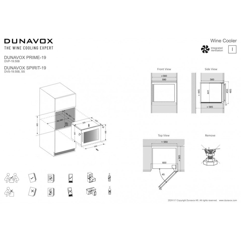 Dunavox DVP-19.50B